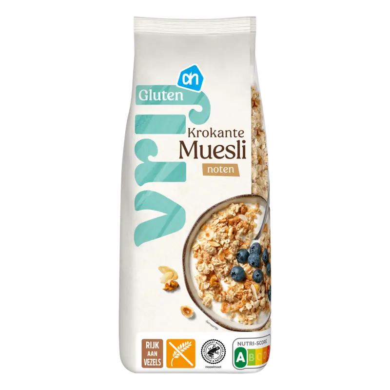 Glutenvrij Krokante muesli met noten