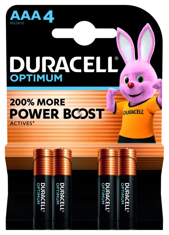 Duracell Optimum AAA-alkaline batterijen LR03