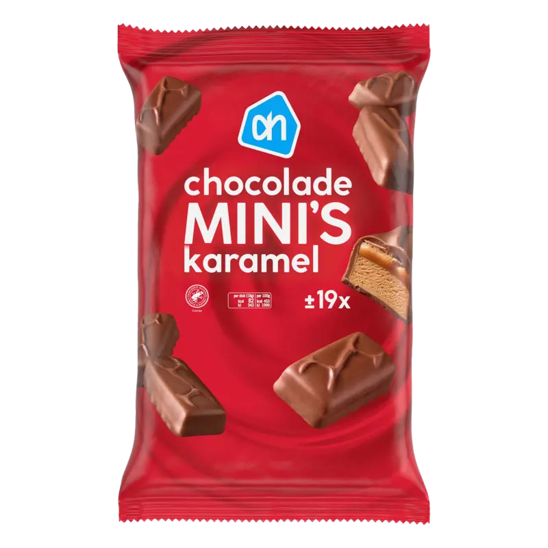 Chocolade mini's karamel