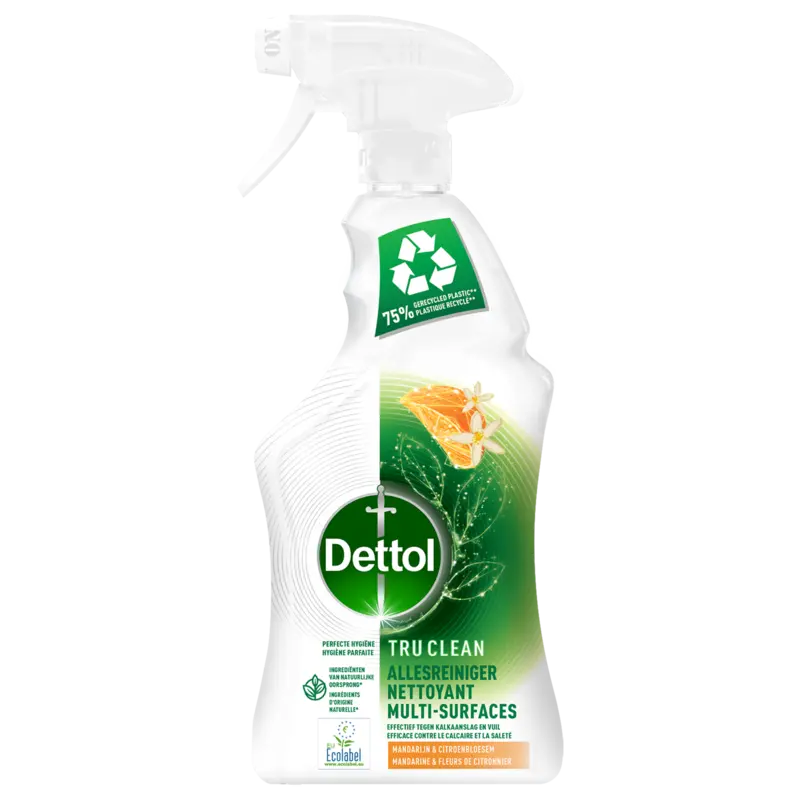 Dettol Spray tru clean mandarijn & lemon