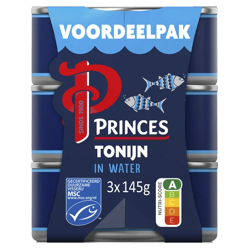 Princes Tonijnstukken in water voordeelpak