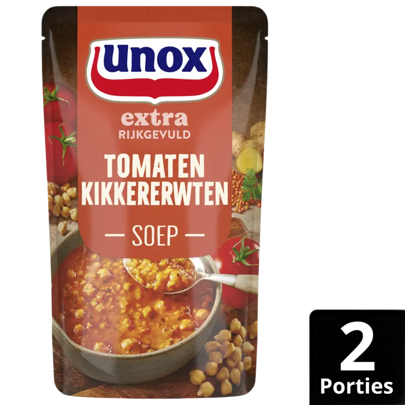 Unox Kikkererwten tomatensoep