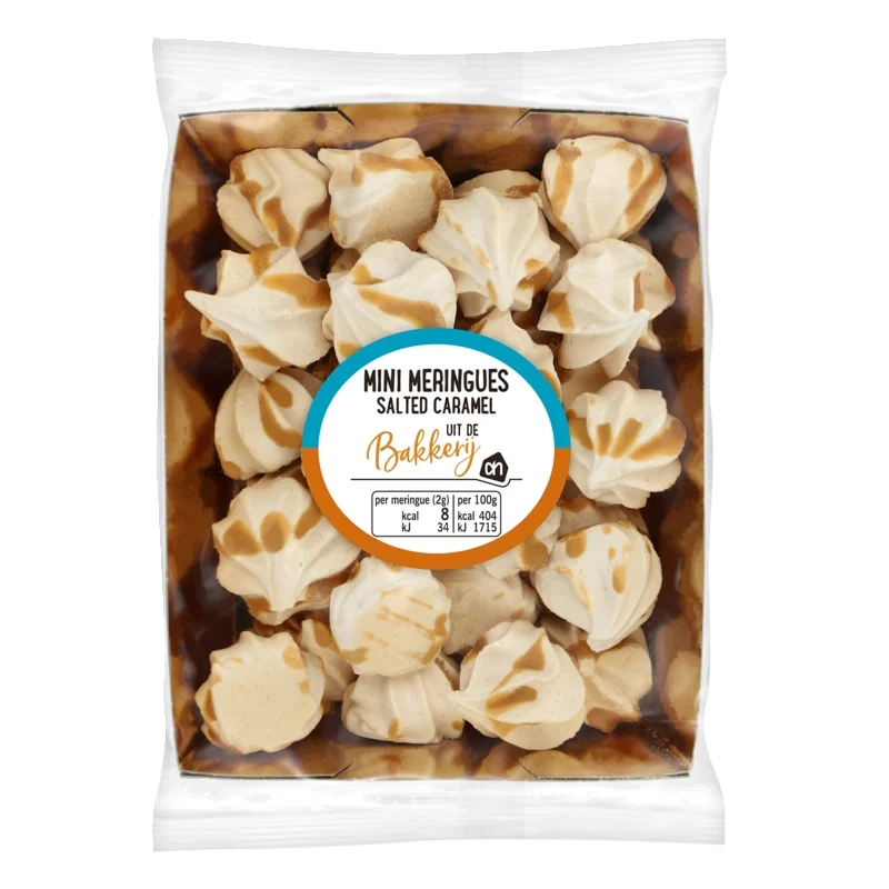 Mini meringues salted caramel