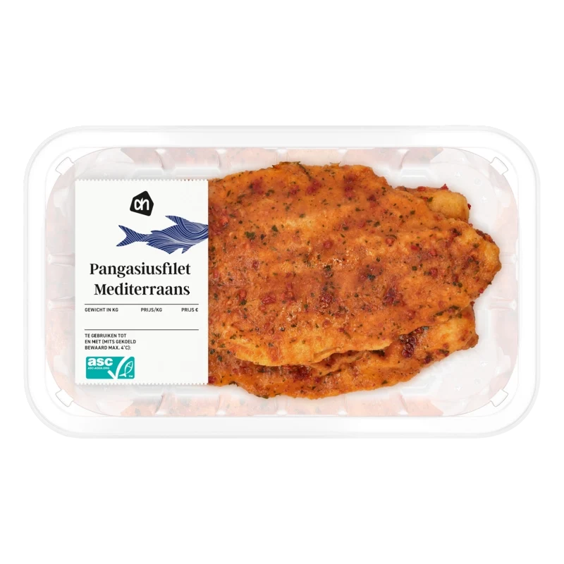 Pangasius Mediterraans koekenpan
