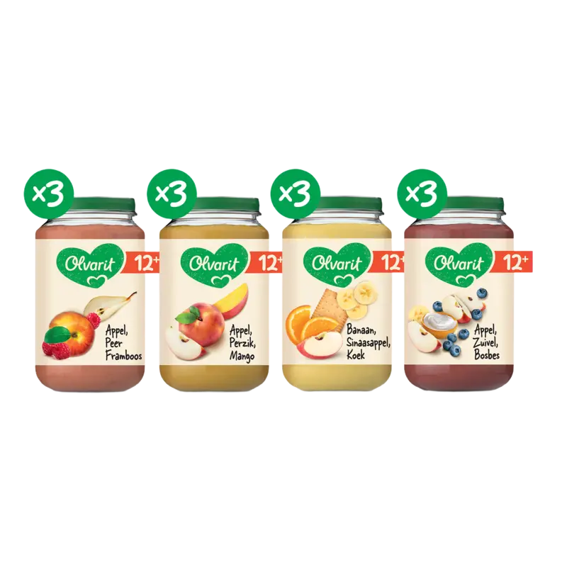 Olvarit Variatiemenu fruit 12m+