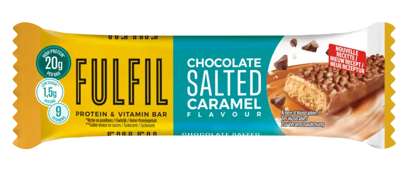 FulFil Protein bar chocolate salted caramel