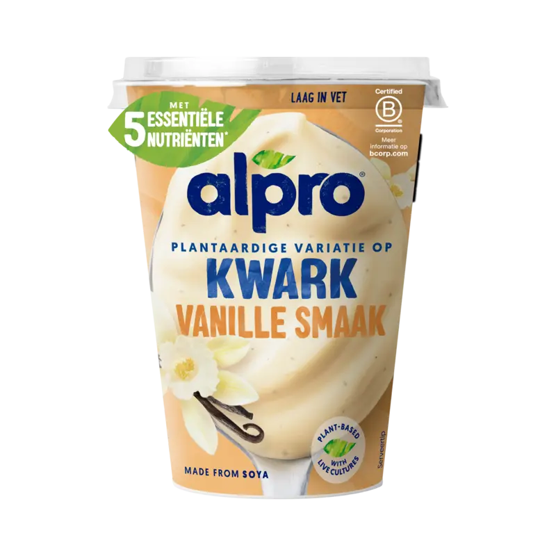 Alpro Plantaardige variatie op kwark vanille