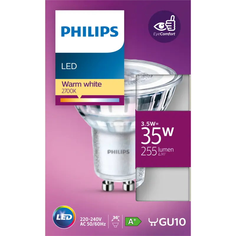 Philips Led spot GU10 35W