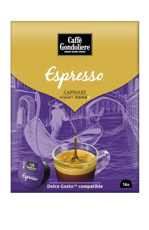 Caffé Gondoliere Dolce gusto eEspresso capsules