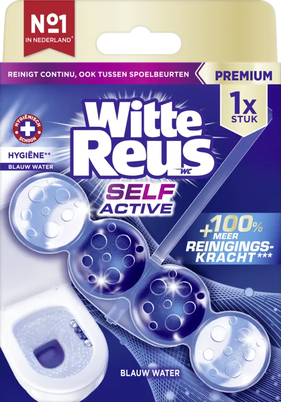 Witte Reus Toiletblok blauw actief hygiene