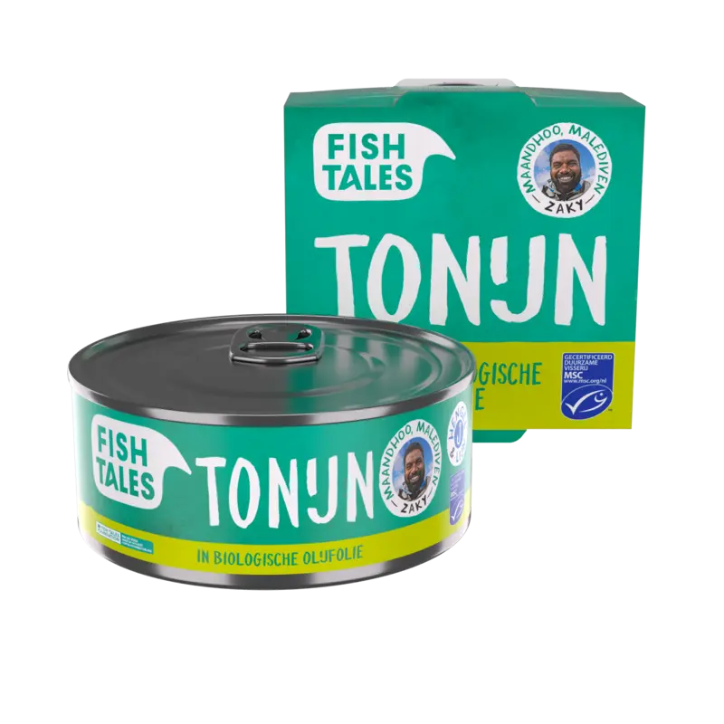 Fish Tales Skipjack tonijn in biologische olijfolie