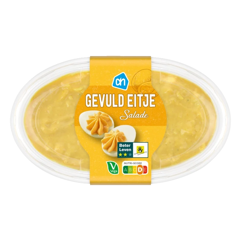 Gevuld eitje salade