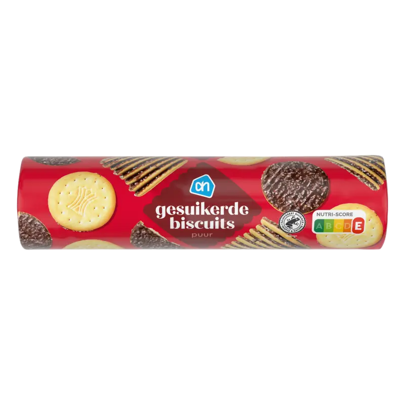 Gesuikerde biscuits pure chocolade
