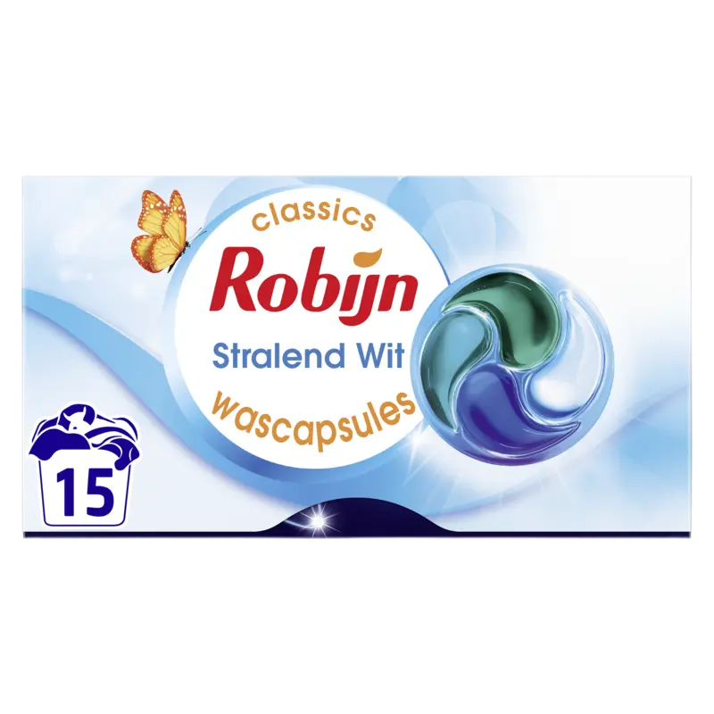 Robijn 3-in-1 Wascapsules stralend wit