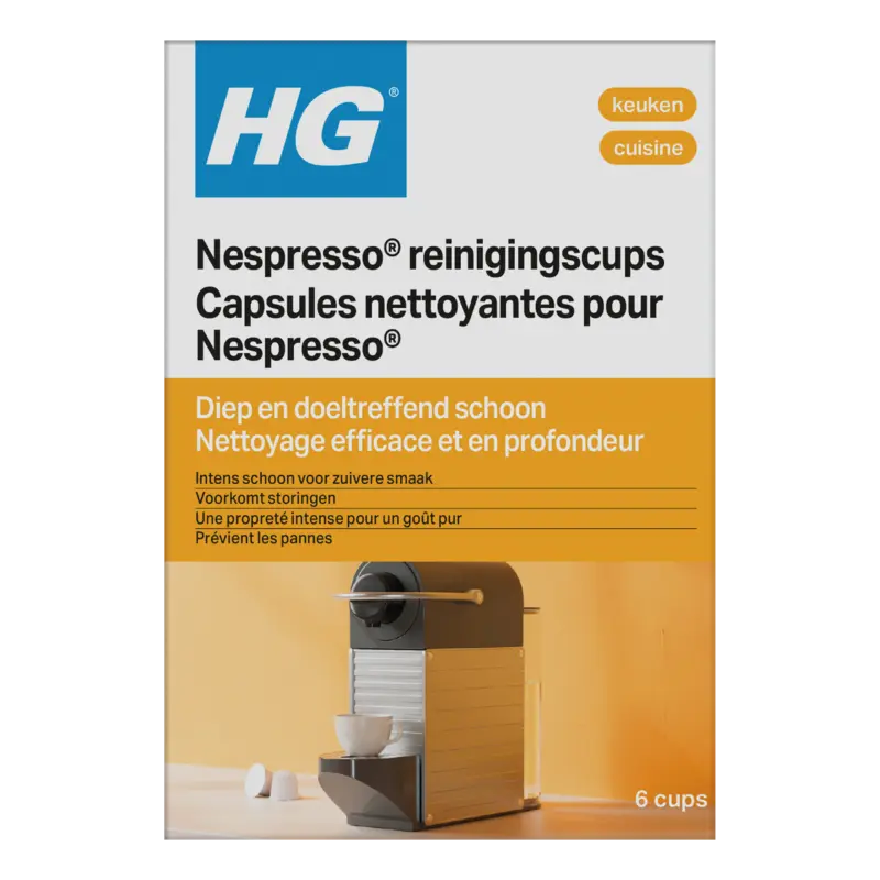 HG Nespresso reinigingscups