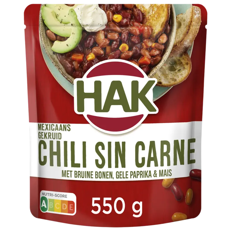 Hak Chili sin carne schotel