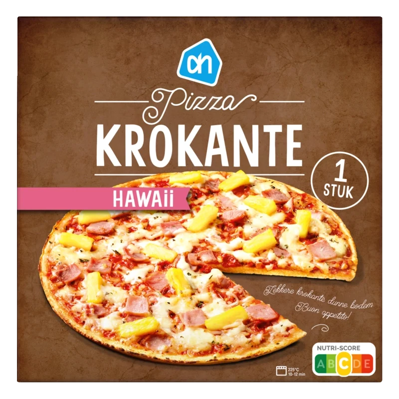 Pizza krokante Hawaii