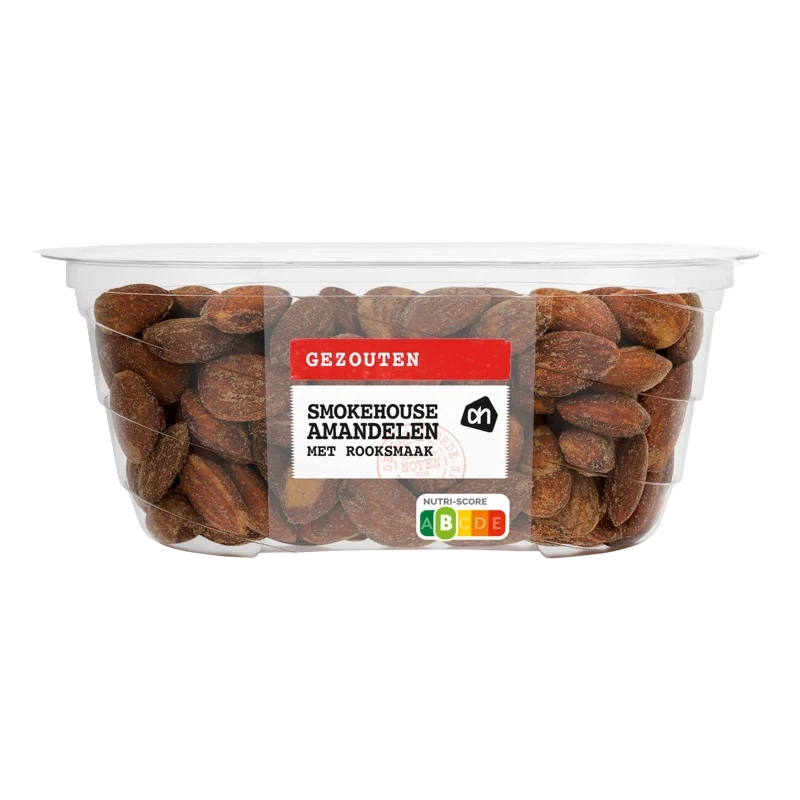 Amandelen met rooksmaak gezouten