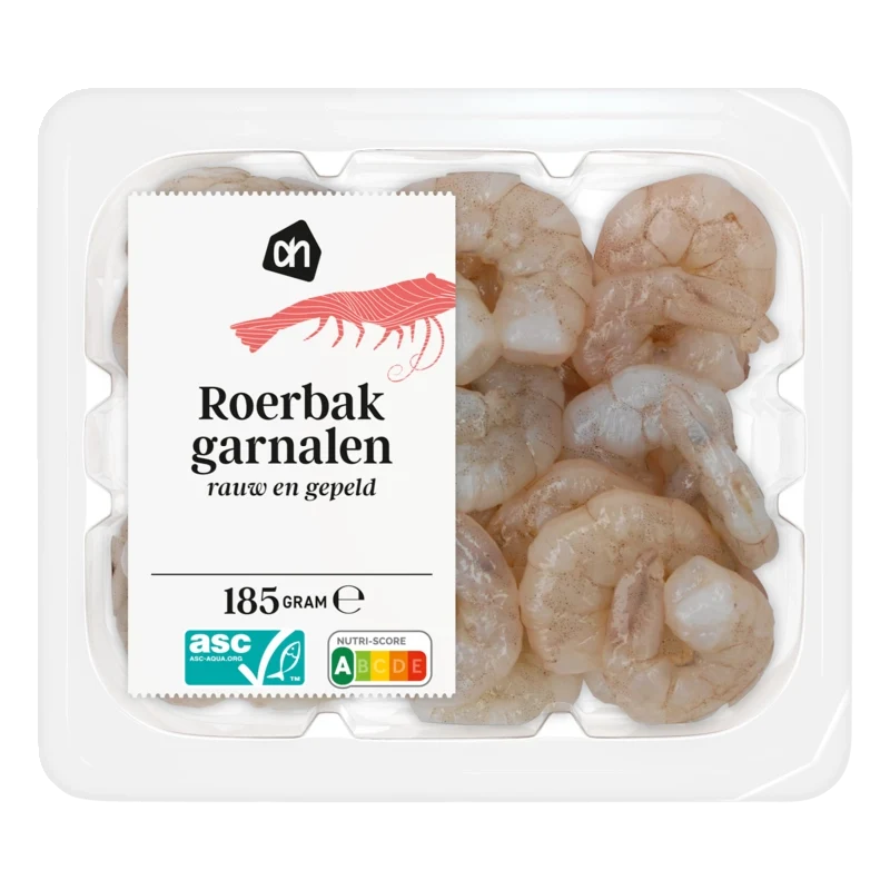 Roerbakgarnalen naturel