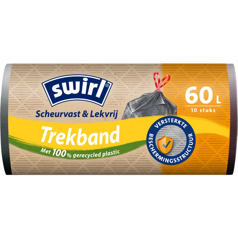 Swirl Vuilniszakken met trekband 60 liter