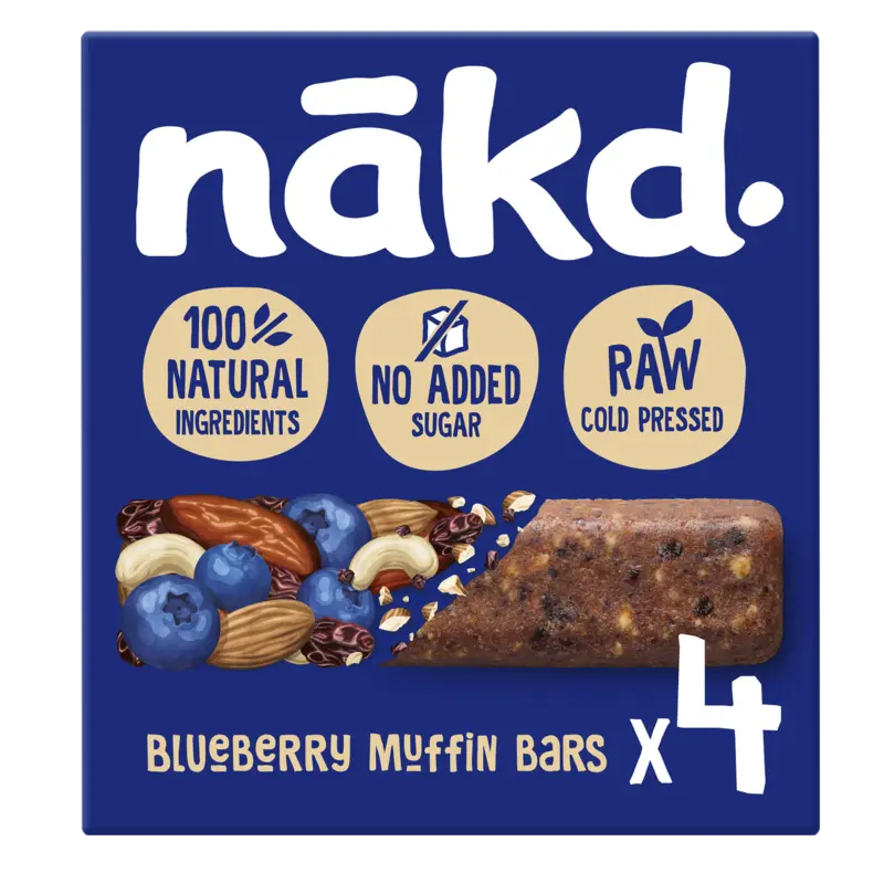Nakd. Blueberry muffin bars