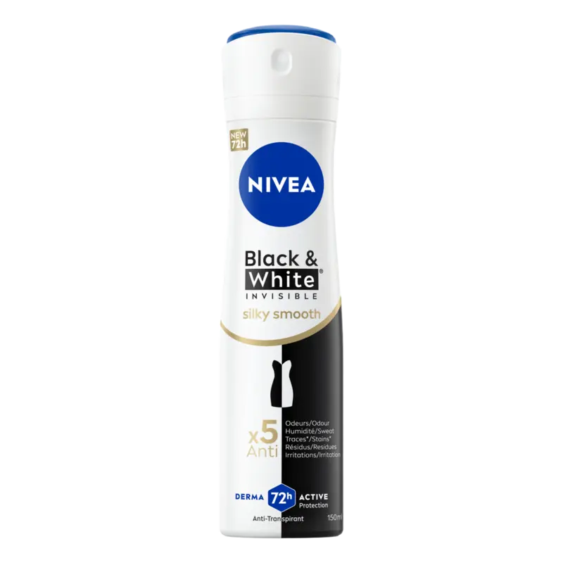 NIVEA Black&white silky smooth spray
