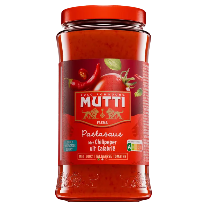 Mutti Tomatensaus met chilipeper