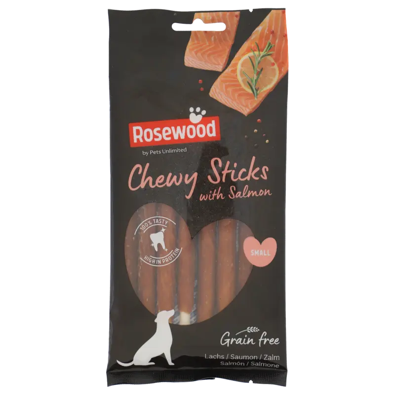 Rosewood Chewy sticks with salmon small