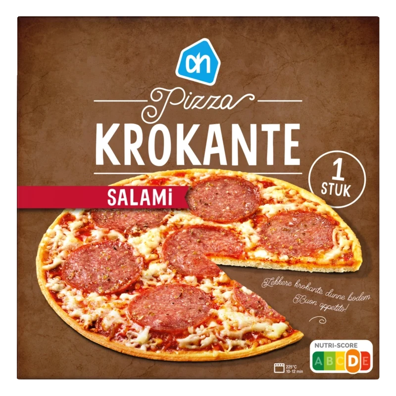 Pizza krokante salami