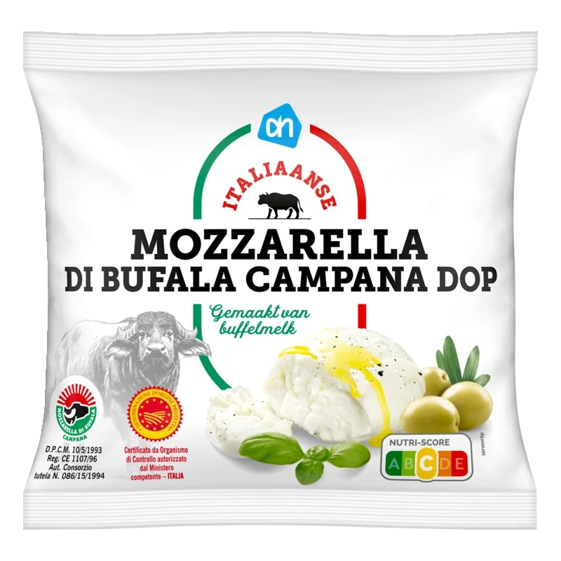 Italiaanse mozzarella di bufala campana