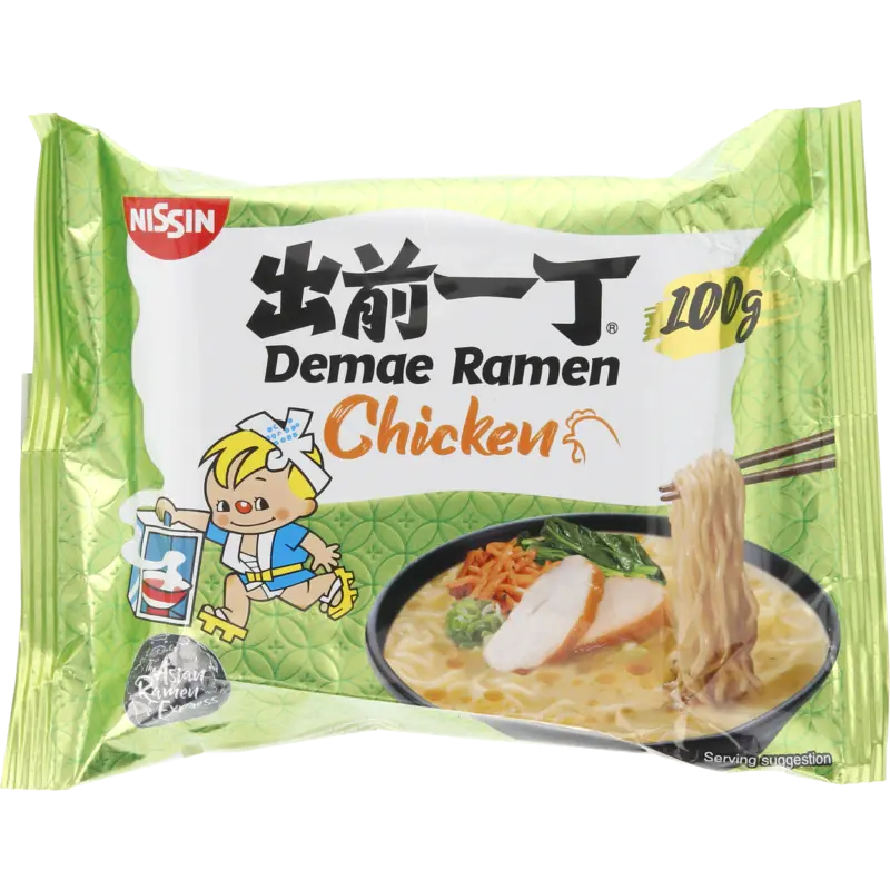 Nissin Demae ramen chicken