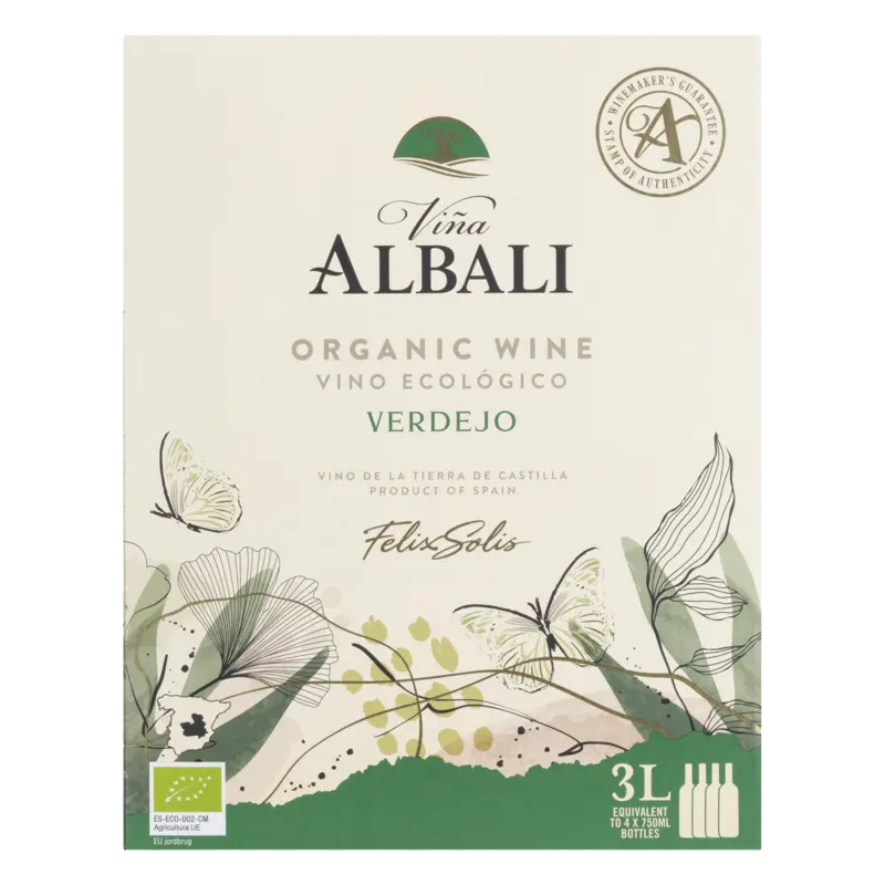Viña Albali Organic verdejo wit wijntap