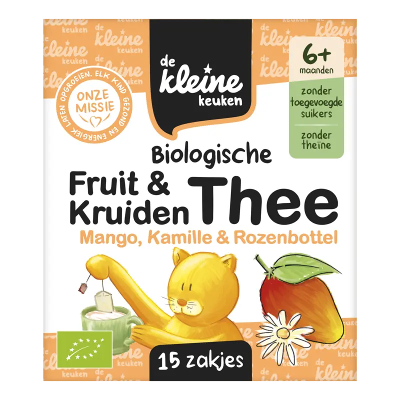 De Kleine Keuken Biologische fruit & kruidenthee 6m+