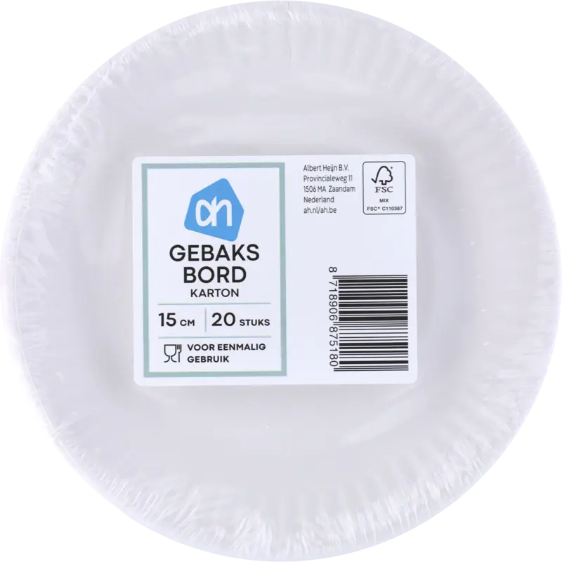 Gebaksbord 15 cm