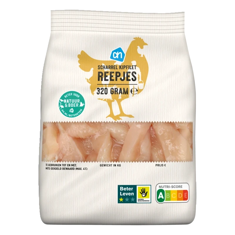 Scharrel kipfiletreepjes