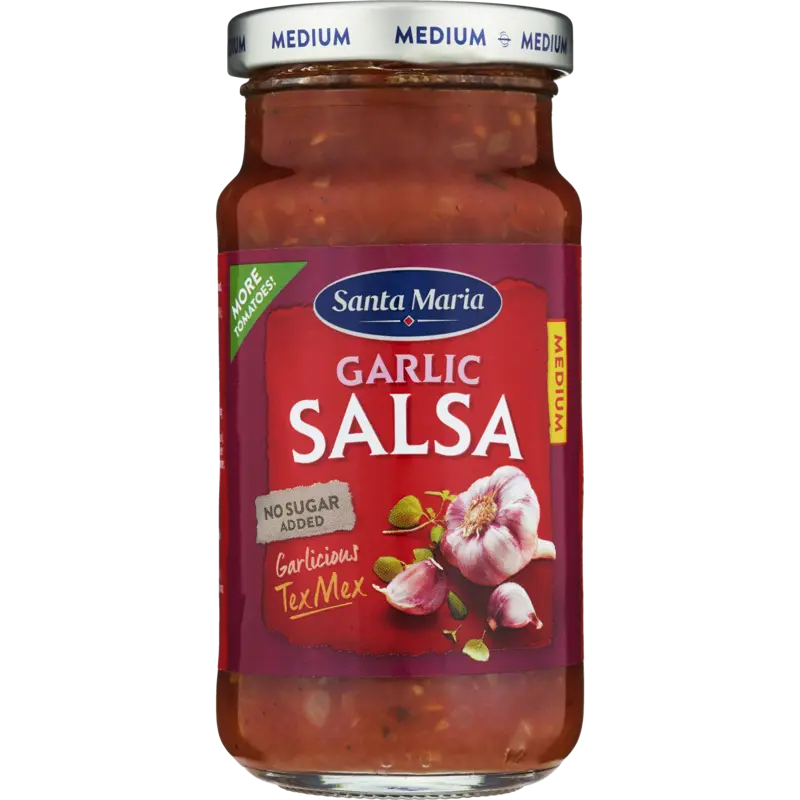 Santa Maria Salsa garlic medium