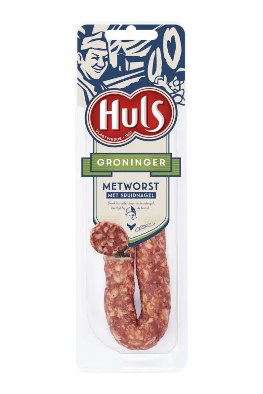 Huls Groninger metworst
