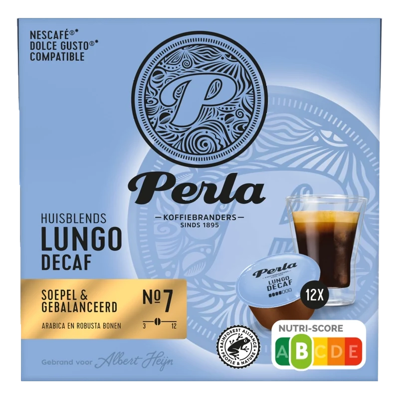 Perla Huisblends Dolce gusto lungo decaf capsules