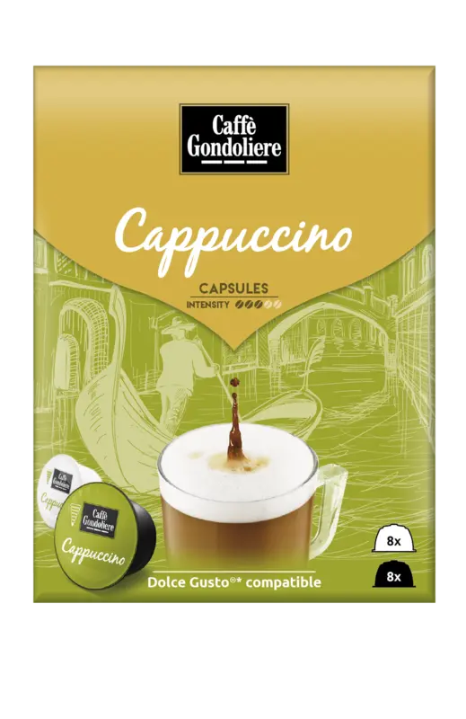 Caffé Gondoliere Dolce gusto cappuccino capsules