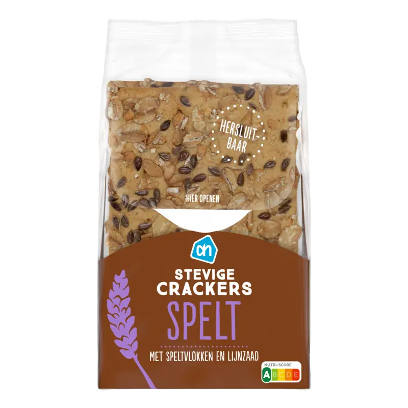Stevige crackers spelt