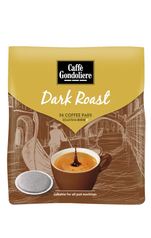 Caffé Gondoliere Dark roast coffee pads