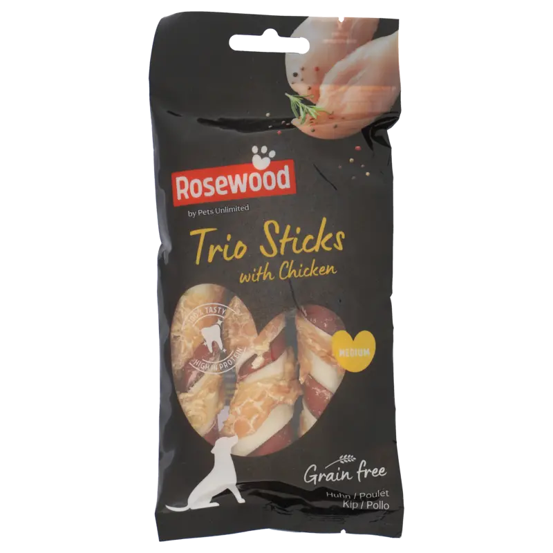 Rosewood Trio sticks with chicken medium