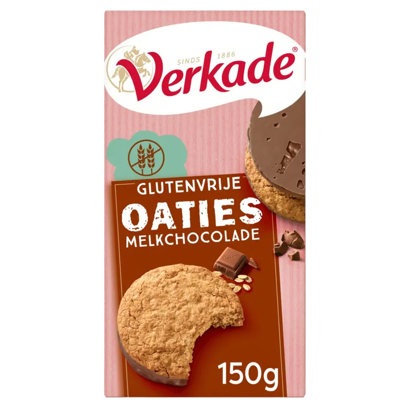 Verkade Glutenvrije oaties melkchocolade