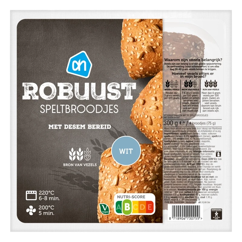 Robuust speltbroodjes