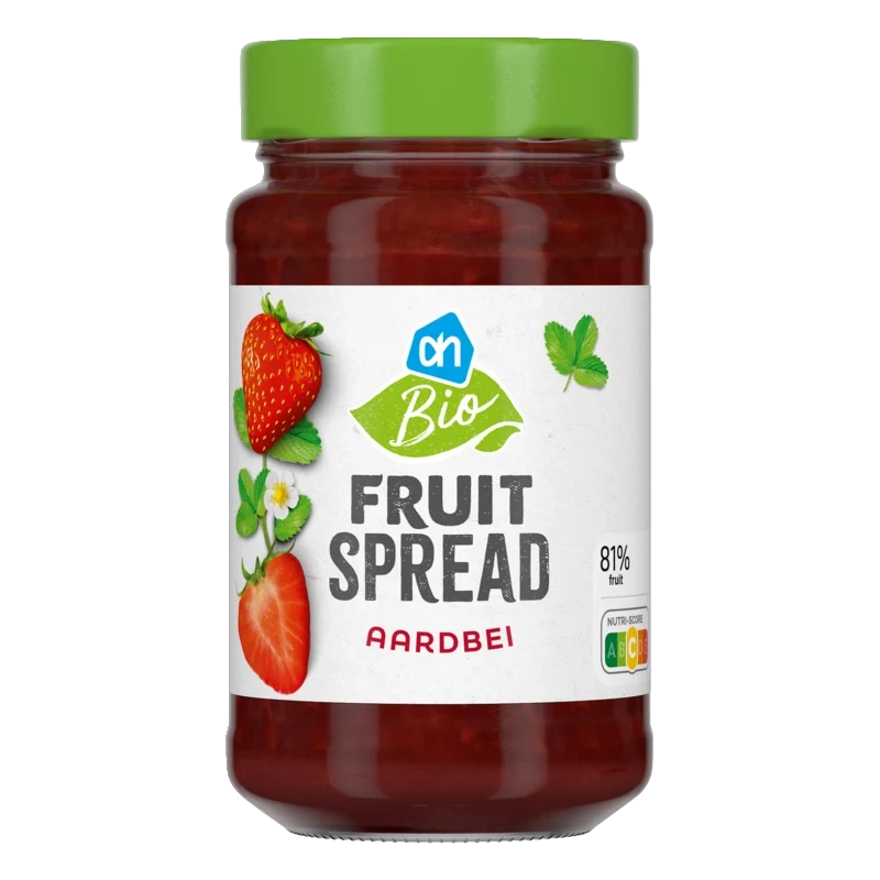 Biologisch Aardbei fruitspread