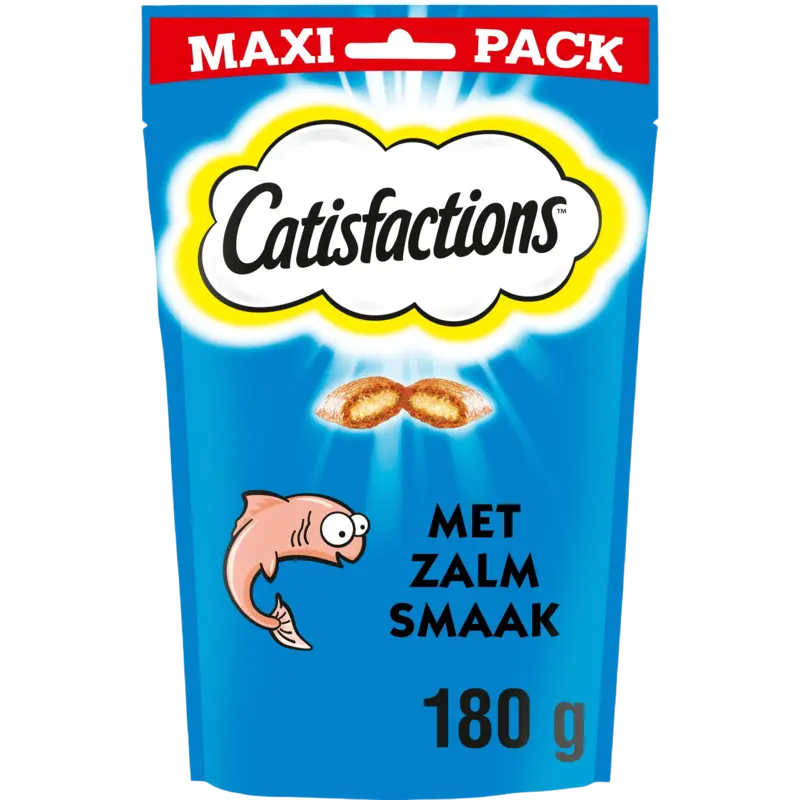 Catisfactions Kattensnack zalige zalmsmaak maxi pack