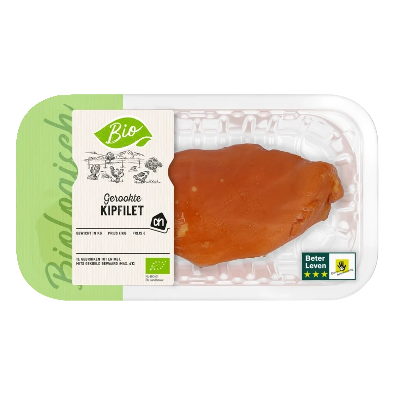 Biologisch Gerookte kipfilet