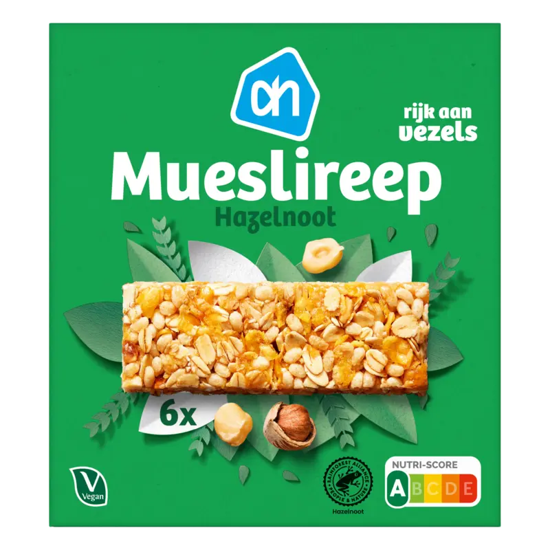 Mueslireep hazelnoot