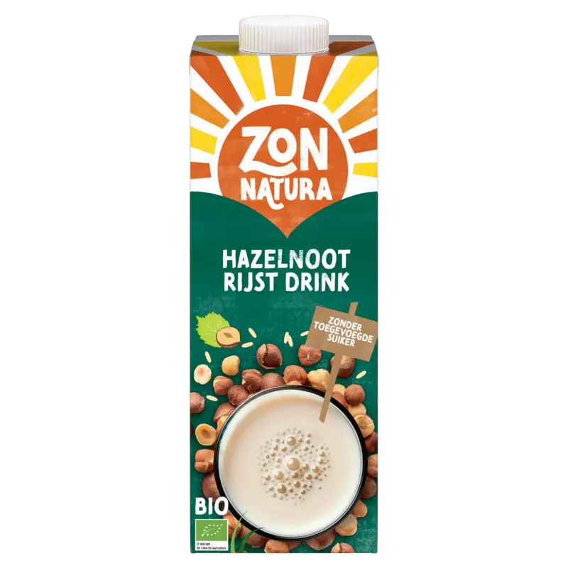 Zonnatura Hazelnoot rijst drink