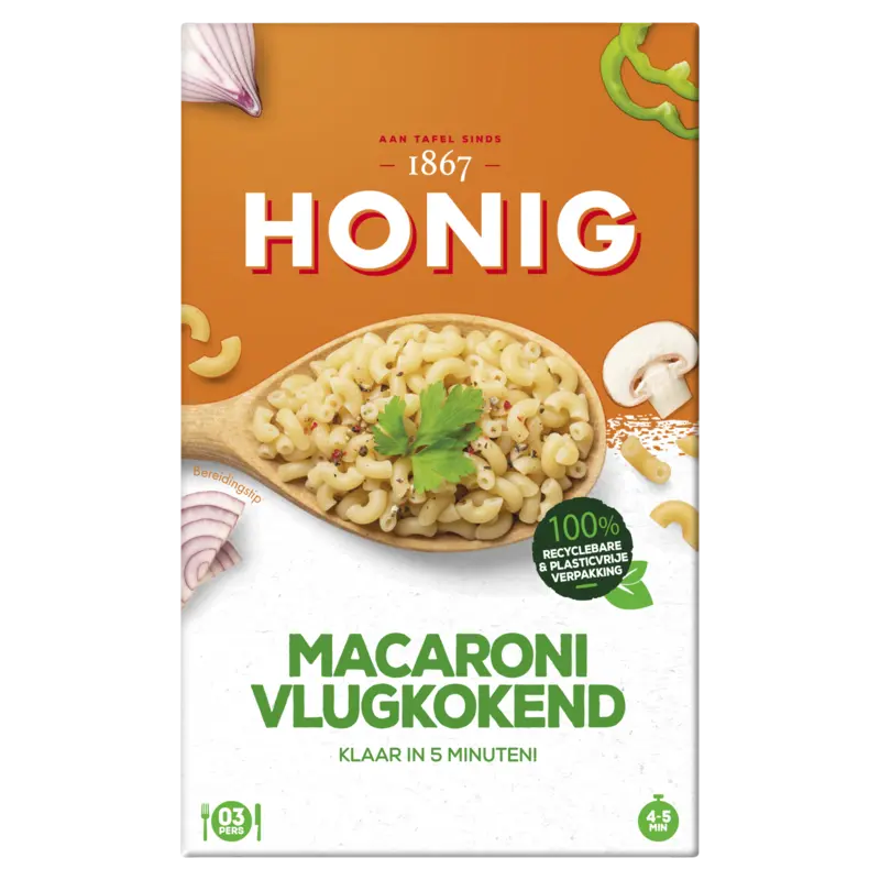 Honig Macaroni vlugkokend